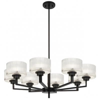 MORENO 8 LIGHT BLACK PENDANT